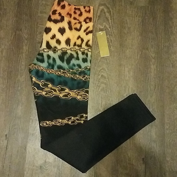 NWT Nicki Minaj Animal Print Leggings Size M - Picture 2 of 6
